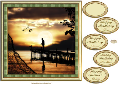 Gone Fishing Topper 1