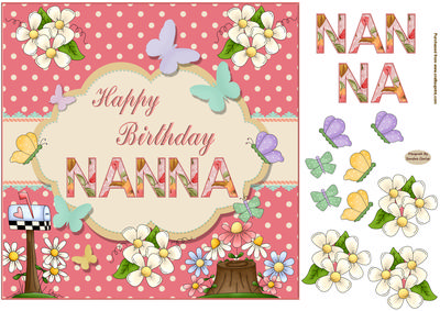 Happy Birthday Nanna Topper