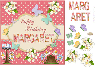 Happy Birthday Margaret Topper