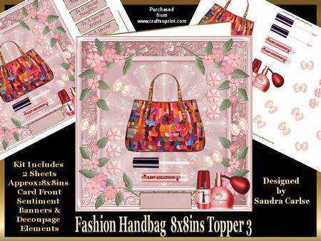Fashion Handbag 4 Decoupage Mini Kit