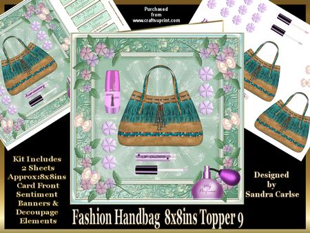Fashion Handbag 9 Decoupage Mini Kit