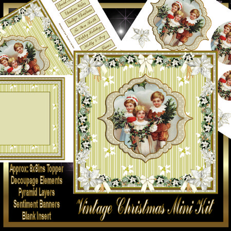 Vintage Family Christmas Mini Kit