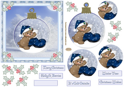 It's Cold Outside Christmas Topper