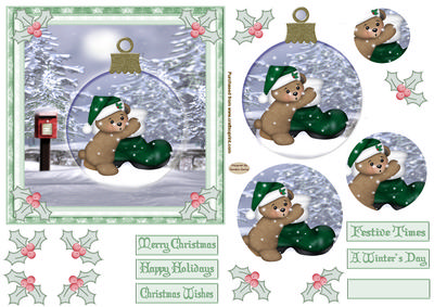 Christmas Winters Day Topper