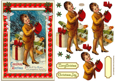 Christmas Greetings Topper