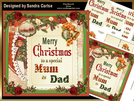 Merry Christmas Mum & Dad Mini Kit