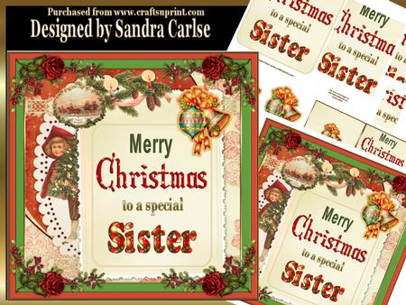 Merry Christmas Sister Mini Kit