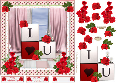 To the One I Love 7.5ins'' Topper