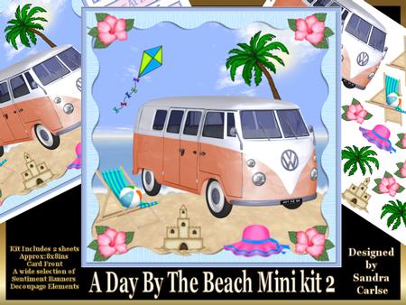 A Day by the Beach Mini Kit 2 Collection