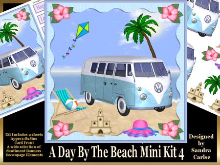 A Day by the Beach Mini Kit 4 Collection