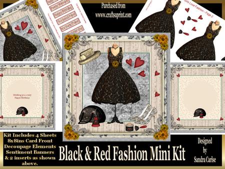 Black & Red Fashion Mini Kit