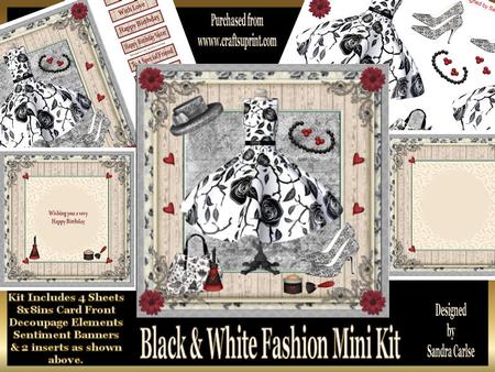 Black & White Fashion Mini Kit