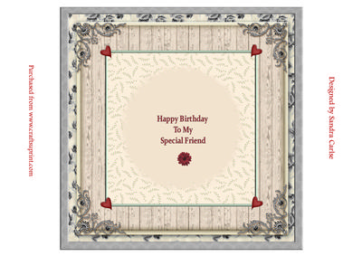 Happy Birthday to My Special Friend