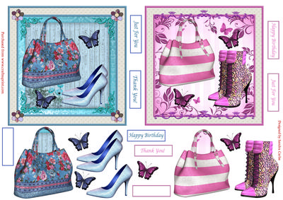 Shoes & Bags Decoupage Toppers
