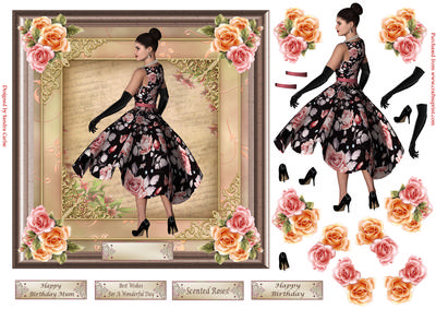 Scented Roses Quick Card