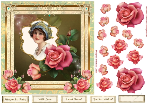 Sweet Roses Topper