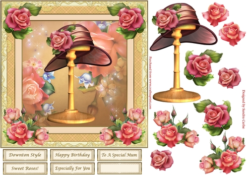 Downton Style 1 Topper
