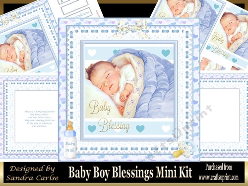 Baby Boy Blessings Mini Kit