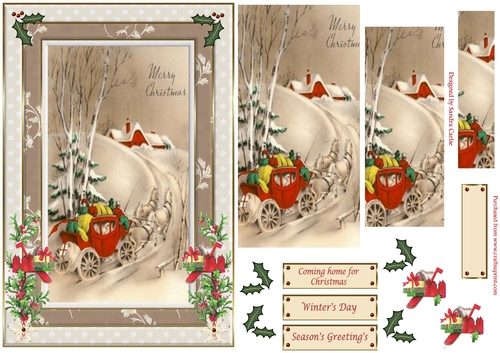 Coming home for Christmas Topper
