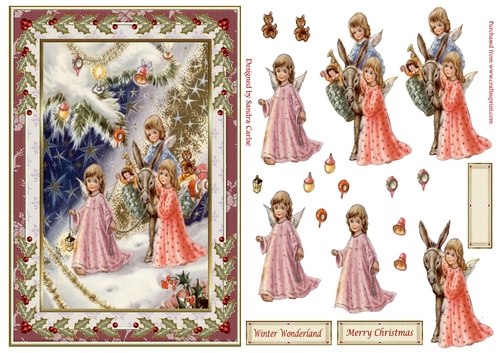 Winter Wonderland Vintage Topper