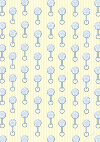 Baby Blue Backing Paper 1