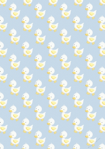 Baby Ducks Backing Paper 1