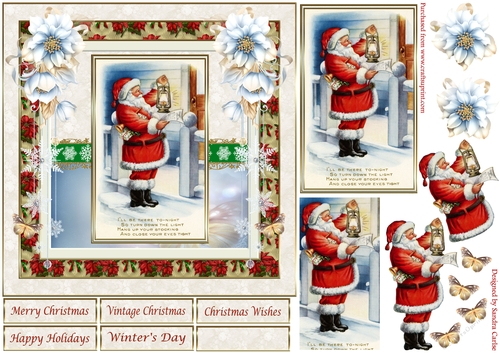 Hang up your stockings Christmas Topper