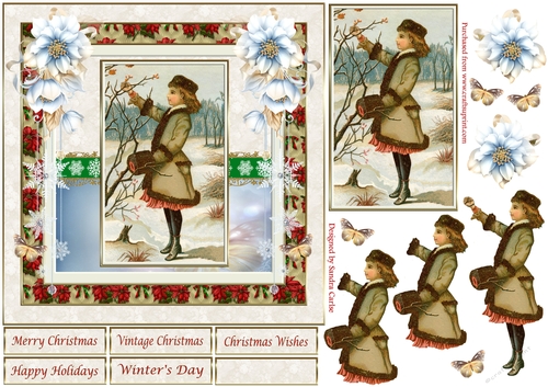 Vintage Christmas Topper