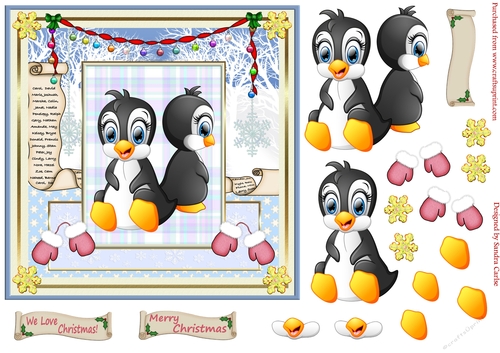 We Love Christmas Topper