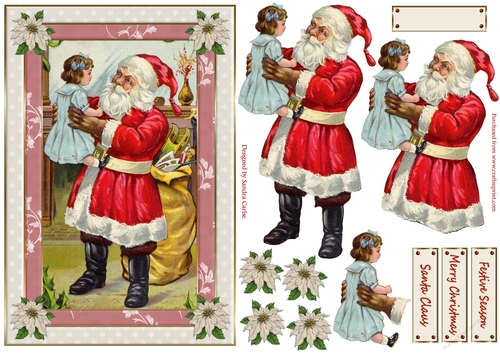 Santa Claus Christmas Topper