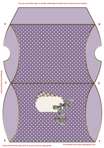 Christmas Holly Pillow Box 6