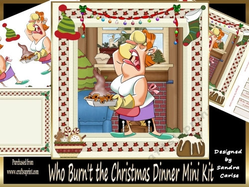 Who Burnt the Christmas Dinner Mini Kit