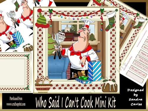 Who said I cant cook Christmas Mini Kit