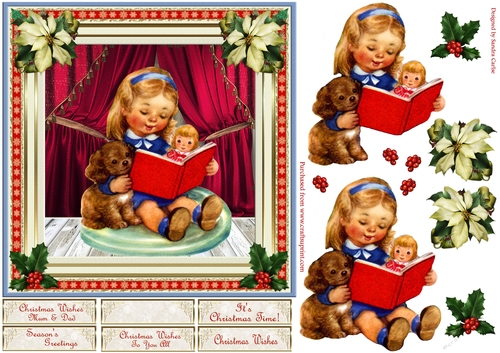 Christmas Story Vintage Topper