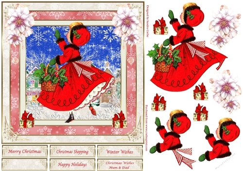 Christmas Times Vintage Topper