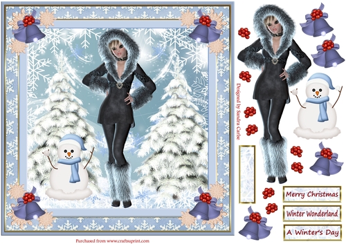 A Winters Day Christmas Topper 3