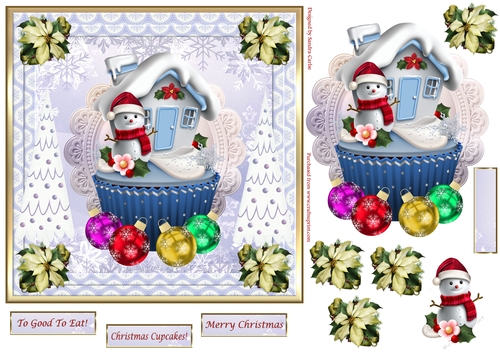 Festive Treats Christmas Topper 2