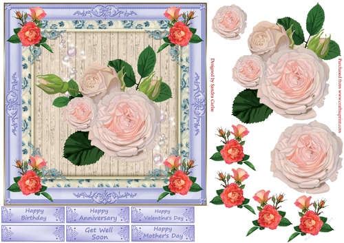 Fresh Roses Topper