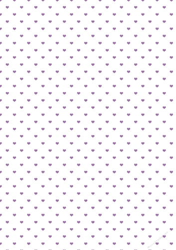 Pretty Purple Hearts Backing Paper 13