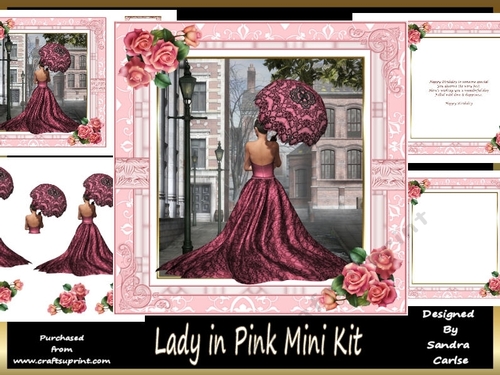 Lady in Pink Mini Kit