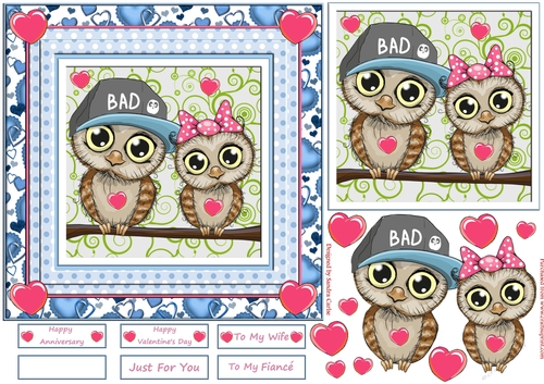 Romance Just For You 7x7 Topper