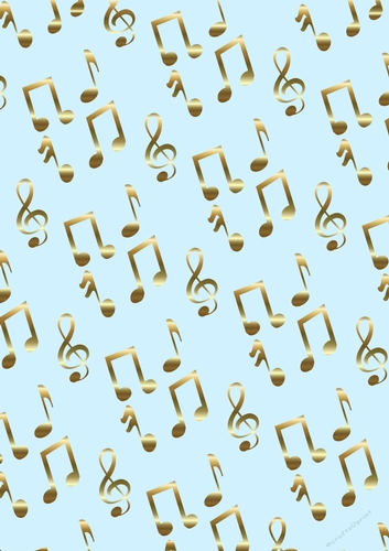 Music Themed Backing Paper 11
