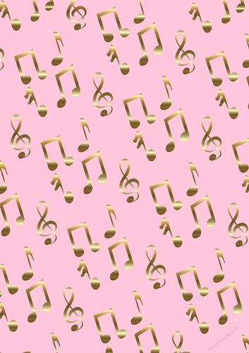 Music Themed Backing Paper 15