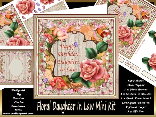 Happy Birthday Daughter In Law Mini Kit
