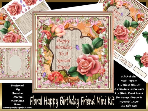 Happy Birthday To A Special Friend Mini Kit