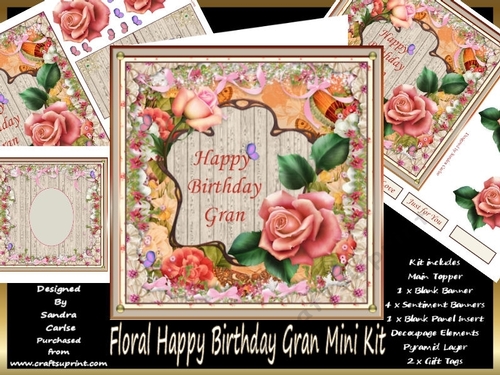 Happy Birthday Gran Mini Kit