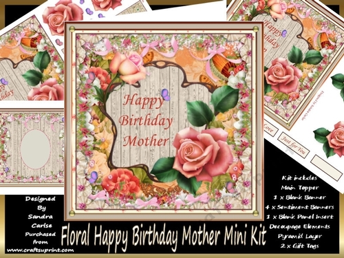 Happy Birthday Mother Mini Kit