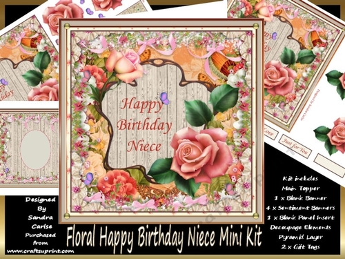 Happy Birthday Niece Mini Kit