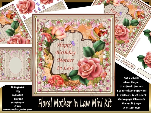Happy Birthday Mother In Law Mini Kit