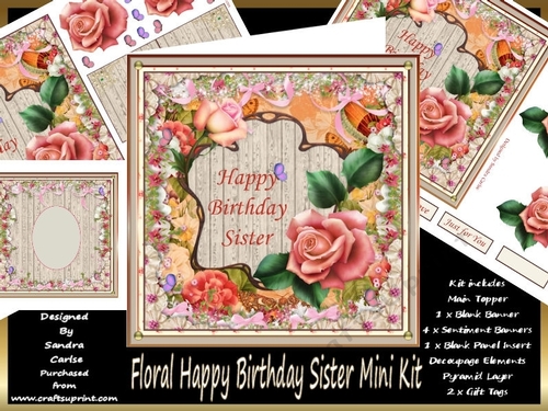 Happy Birthday Sister Mini Kit
